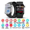 Smartwatch F530 con pompa ad aria per pressione sanguigna, ECG, frequenza cardiaca e monitoraggio del sonno - Nero