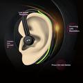 Auricolare Bluetooth con gancio auricolare F600 / Auricolare wireless - 18 ore di autonomia in conversazione - Nero