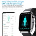 SF700 Waterproof Smartwatch with SOS, ECG, Sleep & Fitness Health Monitor - Silicone Strap (Open Box - Bulk Satisfactory) - Grey