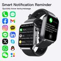 SF700 Waterproof Smartwatch with SOS, ECG, Sleep & Fitness Health Monitor - Silicone Strap (Open Box - Bulk Satisfactory) - Grey