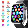 SF700 Waterproof Smartwatch with SOS, ECG, Sleep & Fitness Health Monitor - Silicone Strap (Open Box - Bulk Satisfactory) - Grey