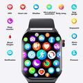SF700 Waterproof Smartwatch with SOS, ECG, Sleep & Fitness Health Monitor - Silicone Strap (Open Box - Bulk Satisfactory) - Grey