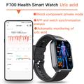 SF700 Waterproof Smartwatch with SOS, ECG, Sleep & Fitness Health Monitor - Silicone Strap (Open Box - Bulk Satisfactory) - Grey
