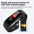 Bracciale intelligente F71 / Fitness Tracker con monitoraggio della pressione sanguigna - Nero