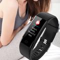Bracciale intelligente F71 / Fitness Tracker con monitoraggio della pressione sanguigna - Nero