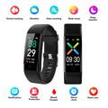 Bracciale intelligente F71 / Fitness Tracker con monitoraggio della pressione sanguigna - Nero