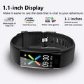 Bracciale intelligente F71 / Fitness Tracker con monitoraggio della pressione sanguigna - Nero