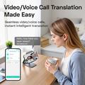 Traduttore Bluetooth magnetico con IA F8pro, 138 lingue - Grigio