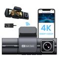Dash cam F9 4K con tripla lente, GPS e controllo tramite app