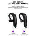 Auricolare wireless singolo F900 / Cuffia - 25 ore di autonomia in conversazione - Nero