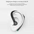Auricolare wireless singolo F900 / Cuffia - 25 ore di autonomia in conversazione - Nero