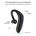 Auricolare wireless singolo F900 / Cuffia - 25 ore di autonomia in conversazione - Nero