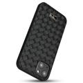Custodia Rivestita Fierre Shann per iPhone 14 - Woven Pattern