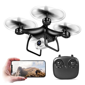 A6 Foldable FPV Drone with 2.4GHz Remote Control - 2MP, WiFi