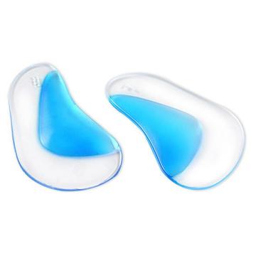 Solette per fascite con arco plantare in silicone / Correzione gambe X-O - L - Blu