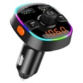 Baseus Energy Column QC3.0 Car Charger / Bluetooth FM Transmitter - Silver