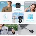 Microfono lavalier wireless Feelworld LM1 con 2 trasmettitori - Nero
