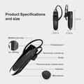 Feych Cuffia Bluetooth a orecchio singolo - Nero