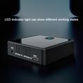 Ricevitore/trasmettitore Bluetooth in fibra ottica - Adattatore Bluetooth wireless 2 in 1 - Nero