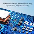 Ricevitore/trasmettitore Bluetooth in fibra ottica - Adattatore Bluetooth wireless 2 in 1 - Nero