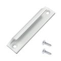 Impugnatura per dita / Maniglia per mobili in alluminio - 9cm - Bianco