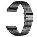 Cinturino in Acciaio Inossidabile per Fitbit Versa 3/Sense - Nero