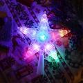 Lampada LED RGB a forma di stella a cinque punte - Telecomando, alimentazione USB - 18cm