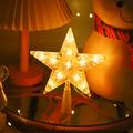 Lampada LED RGB a forma di stella a cinque punte - Telecomando, alimentazione USB - 22cm