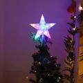 Lampada LED RGB a forma di stella a cinque punte - Telecomando, alimentazione USB - 22cm