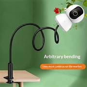 Supporto flessibile a collo d\'oca con morsetto per telecamera di sicurezza e baby monitor - 110cm