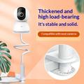 Supporto flessibile a collo d\'oca con morsetto per telecamera di sicurezza e baby monitor - 110cm - Bianco