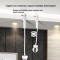 Supporto flessibile a collo d\'oca con morsetto per telecamera di sicurezza e baby monitor - 110cm - Bianco