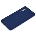 Huawei P30 Silicone Case - Flexible and Matte - Blue