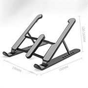 Supporto flessibile e regolabile per laptop/tablet 10"-15.6" - Nero