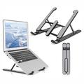 Supporto flessibile e regolabile per laptop/tablet 10"-15.6" - Nero