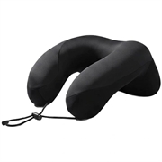 Cuscino ergonomico da viaggio per il collo Flextail EZY - Nero