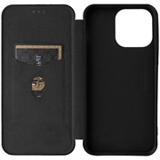 Custodia a Flip per iPhone 15 Pro - Fibra di Carbonio