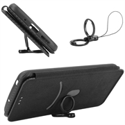 Custodia a Flip per iPhone 15 Pro - Fibra di Carbonio