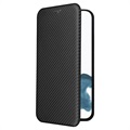 Custodia Flip per iPhone 14 Pro - Fibra di carbonio