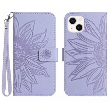 Custodia a Portafoglio Sunflower Serie per iPhone 14 Plus - Viola