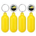 Set di portachiavi galleggianti per attività acquatiche all'aperto - 4 pz. - Giallo