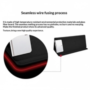 Tappetino per mouse pieghevole con ricarica wireless da 15W