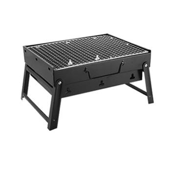 Grill a carbonella portatile pieghevole - 35x27x20cm - Nero