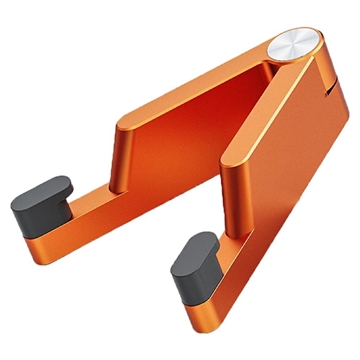 Supporto telefonico pieghevole in lega di alluminio per smartphone/tablet 4-7" - Arancione