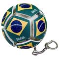 Portachiavi antistress a forma di bandiera del Brasile - Pallina antistress da calcio - Brasile