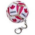 Portachiavi antistress a forma di bandiera nazionale da calcio - Pallina antistress da calcio - Canada