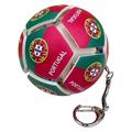 Portachiavi antistress a forma di bandiera del Portogallo - Pallina antistress da calcio - Portogallo