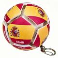 Portachiavi antistress a forma di bandiera della nazionale di calcio - Pallina antistress da calcio - Spagna