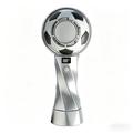 Ventilatore portatile Football Design - 4000mAh, display a LED, funzione di impacco freddo - Argento