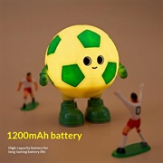 Lampada da notte RGB per bambini a tema calcio con 3 livelli di luminosità - Verde / Giallo